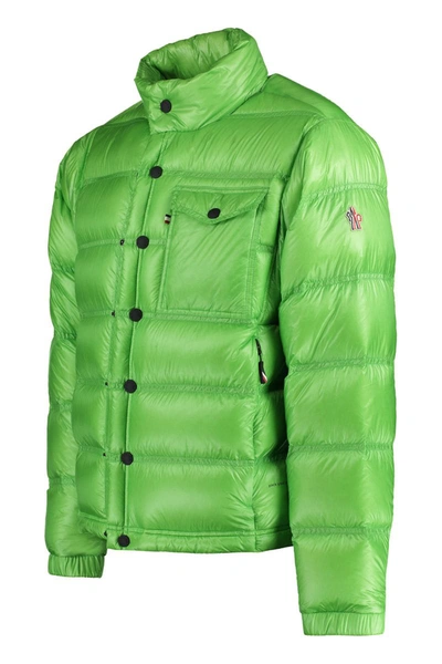 Shop Moncler Grenoble Raffort Short Down Jacket In Green