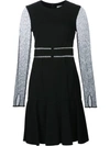 JASON WU sheer panelled cocktail dress,DRYCLEANONLY