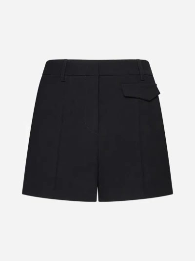 Shop Blanca Vita Salicaria Shorts In Black