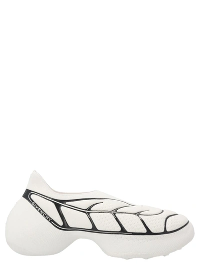 Givenchy Tk-360+ Sneakers In Knit In White/black