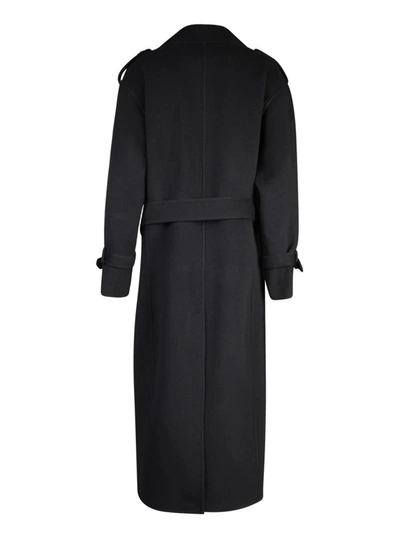 Shop Pinko Trench Coats In Black