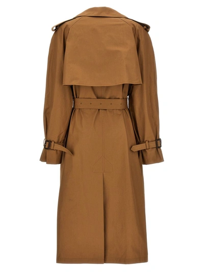 Shop Wardrobe.nyc Double-breasted Trench Coat In Brown