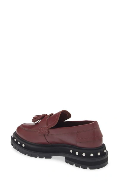 Shop Free People Teagan Tassel Loafer In Wild Mulberry
