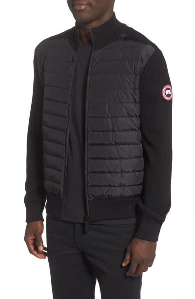 Shop Canada Goose Hybridge 675 Fill Power Down Jacket In Black - Noir