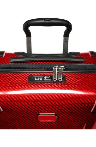 Shop Tumi 22-inch Tegra-lite® International Expandable 4 Wheel Carry-on Bag In Blaze Red