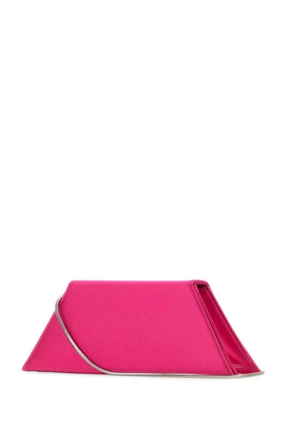 Shop Amina Muaddi Handbags. In Pink