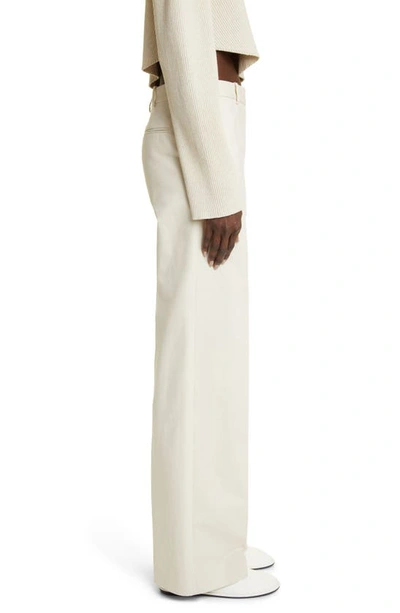 Shop The Row Banew Cotton & Virgin Wool Pants In Sand