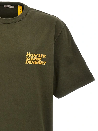 Shop Moncler Genius T-shirt  X Salehe Bembury In Green