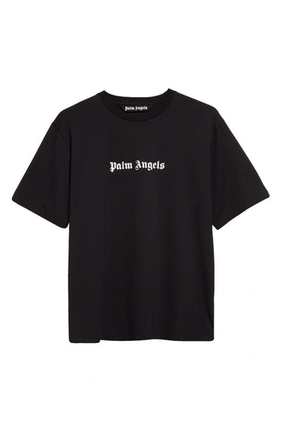 Palm Angels Black Cotton T-shirt