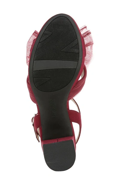 Shop Lifestride Last Dance Platform Sandal In Pinot Noir