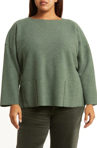 Eileen fisher bateau neck sweater hot sale