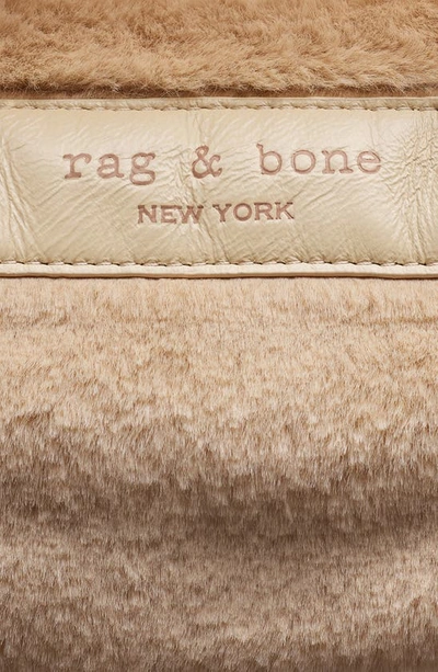 Rag & Bone Cloud Mini Faux Fur Duffle In Natural