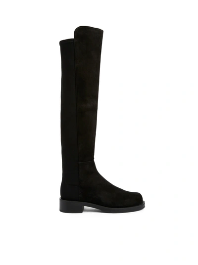 Shop Stuart Weitzman 5050 Bold Boot In Black