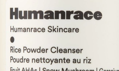 Shop Humanrace Rice Powder Cleanser, 1.4 oz In Refill