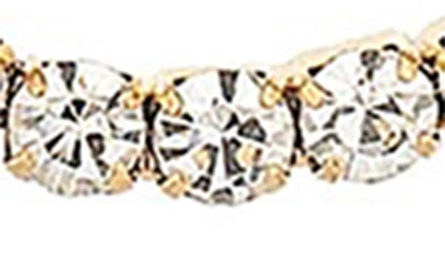 Ettika Crystal Teardrop Frontal Earrings In Gold
