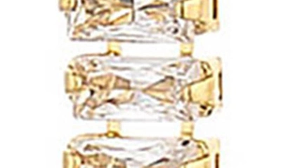 Ettika Crystal Ladder Linear Drop Earrings In Gold