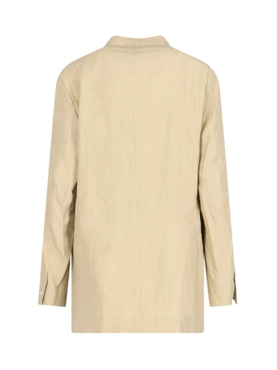 Shop Auralee Jackets In Beige