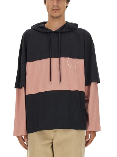 Shop Etudes Studio Études Sweatshirt With Logo In Multicolor