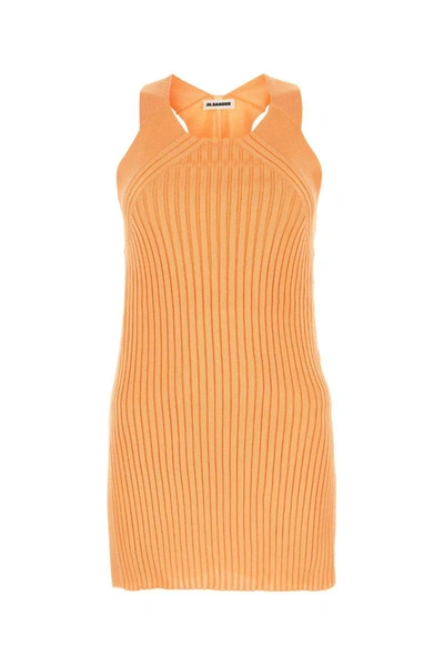 Shop Jil Sander Dress In Orange