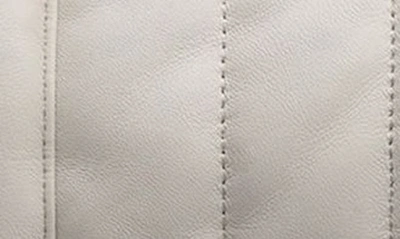 Rag & Bone Cloud Mini Quilted Leather Duffle In Cream