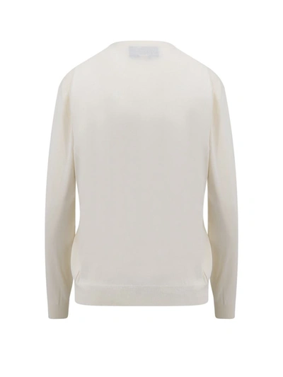 Shop Gucci Cardigan In White