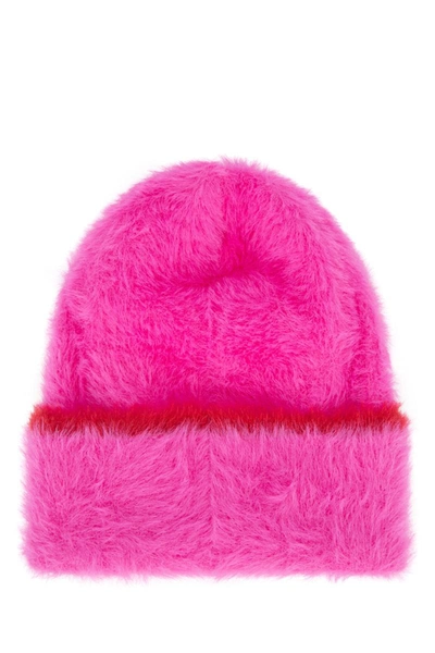 Shop Jacquemus Hats And Headbands In Pink