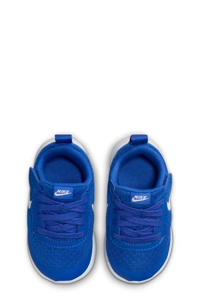 Shop Nike Kids' Tanjun Ez Sneaker In Game Royal/ White/ White