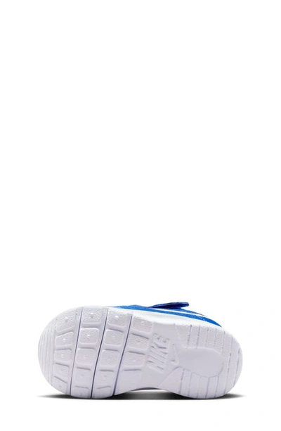 Shop Nike Kids' Tanjun Ez Sneaker In Game Royal/ White/ White
