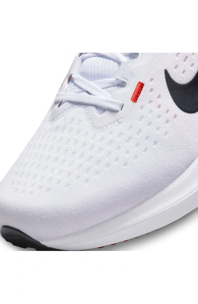 Shop Nike Air Winflo 10 Running Shoe In White/ Black/ Light Crimson