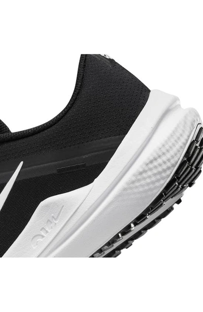Shop Nike Air Winflo 10 Running Shoe In Black/ White/ Black