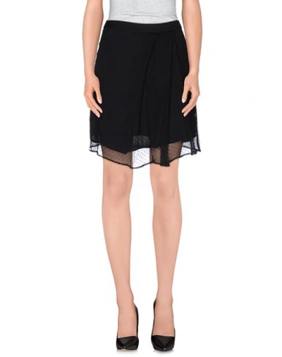 Karl Lagerfeld Knee Length Skirt In Black