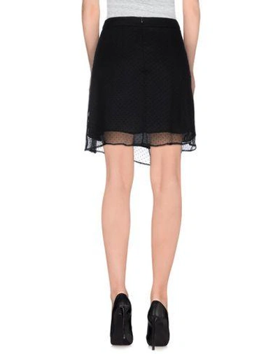 Shop Karl Lagerfeld Knee Length Skirt In Black