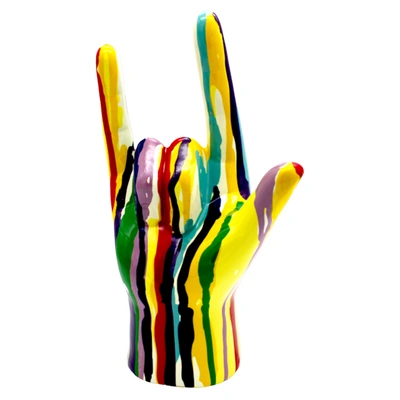 Interior Illusion Plus Interior Illusions Plus Graffiti I Love You Hand Tabletop - 9 Tall"