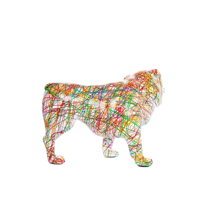 Interior Illusion Plus Interior Illusions Plus Expressionist Bull Dog With Leg Up - 10" Long