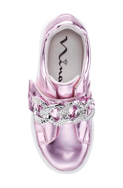 Shop Nina Kids' Emaleigh Sneaker In Pink
