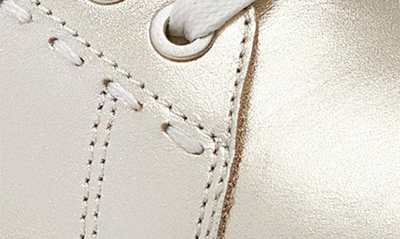 Shop Jack Rogers Ellison Sneaker In Platinum/ White