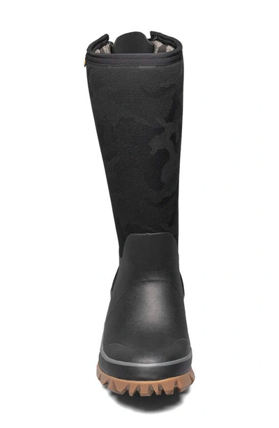 Bogs Whiteout Waterproof Boot In Black