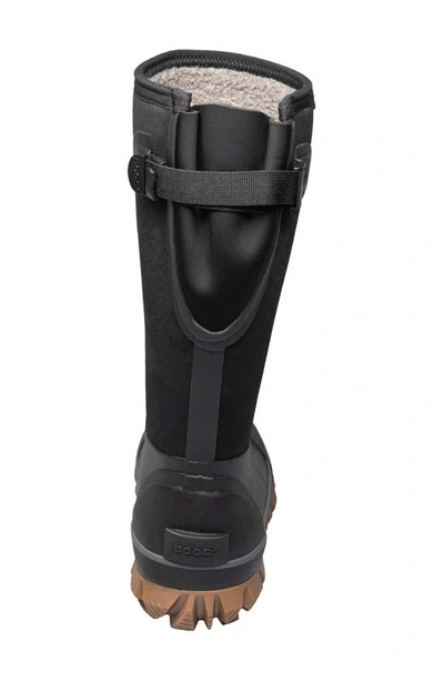 Bogs Whiteout Waterproof Boot In Black