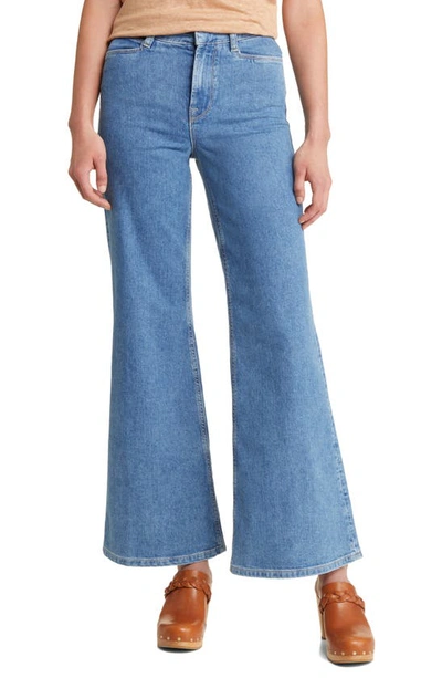 Shop Frame Le Slim Palazzo High Waist Wide Leg Jeans In Melody