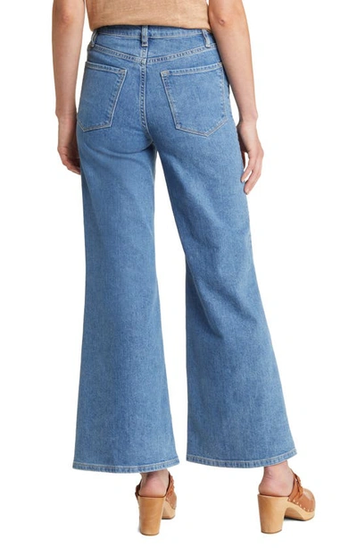 Frame Le Palazzo Belted High-rise Wide-leg Jeans In Melody
