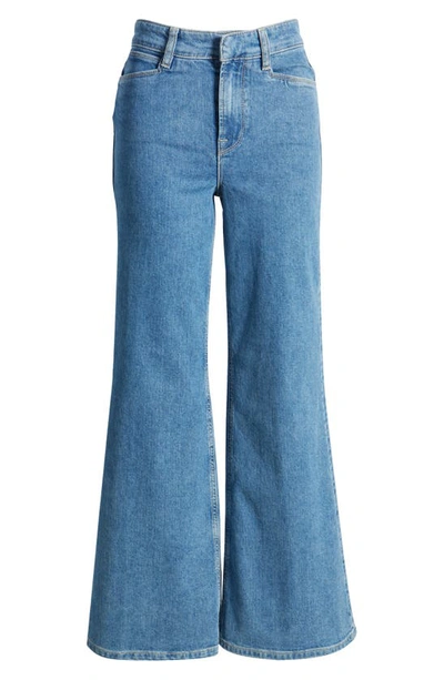 Shop Frame Le Slim Palazzo High Waist Wide Leg Jeans In Melody