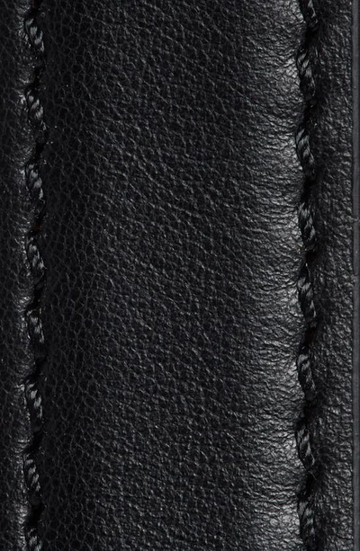 Shop Khaite Julius Leather Belt In Black