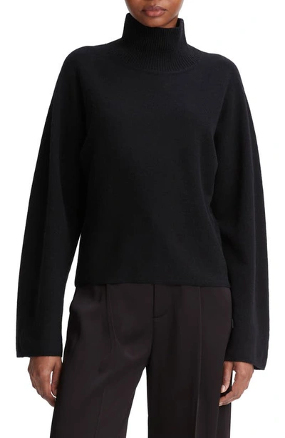 Shop Vince Turtleneck Sweater In Black
