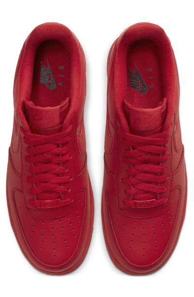 Shop Nike Air Force 1 '07 Lv8 Sneaker In University Red/ Black