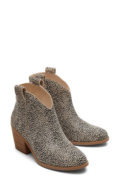 Shop Toms Constance Block Heel Boot In Natural