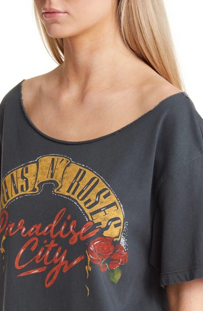 Shop Daydreamer Guns N' Roses Paradise City Graphic T-shirt In Vintage Black