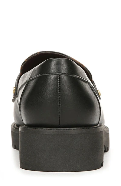 Shop Franco Sarto Cassandra Patent Lug Sole Penny Loafer In Black