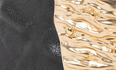 Saachi Wild Ways Leather Bracelet No Color No Colo In Black/ Gold
