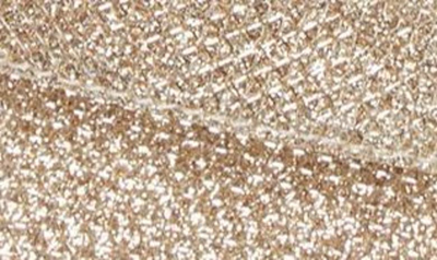 Pelle Moda Roz Tassle Sandal In Platinum Gold