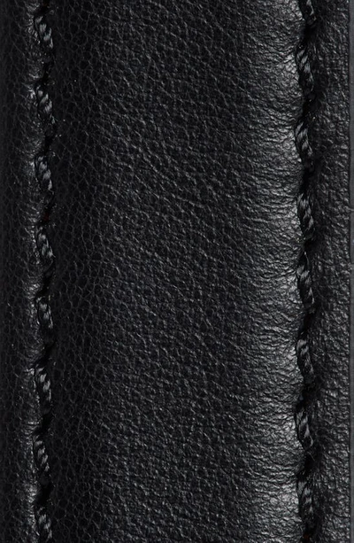 Shop Khaite Julius Calfskin Leather Belt In Black